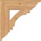 Ekena Millwork Merced Traditional Smooth Bracket, Western Red Cedar, 5 1/2"W x 24"D x 24"H BKT06X24X24MRC01SWR - alternate 3